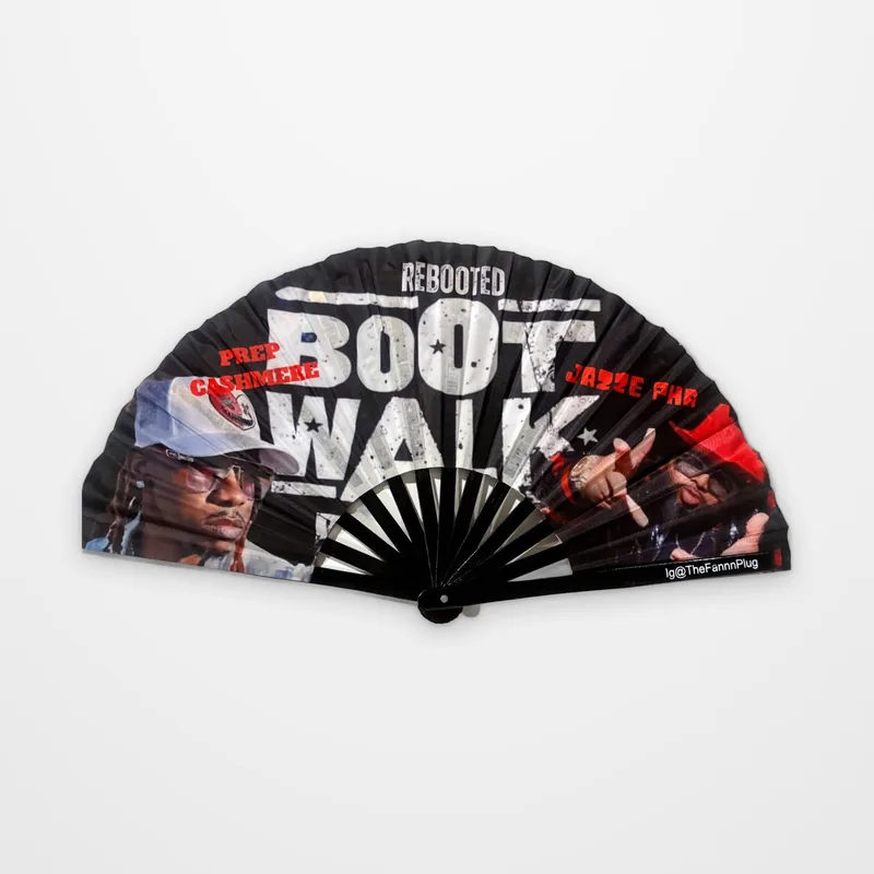 BOOTWALK Rebooted hand fan with Prep Cashmere and Jazze Pha